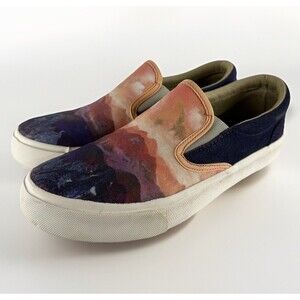 Inkkas Patagonia Slip On Women’s Shoes US 6 Comfort Flat Loafer Mountains Artsy